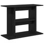Voir la diapositive 2 : VIDAXL Support pour aquarium chêne noir 80x35x60cm bois d ingénierie