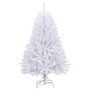 Voir la diapositive 2 : VIDAXL Sapin de Noël artificiel a charnieres avec support blanc 120 cm