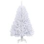Voir la diapositive 2 : VIDAXL Sapin de Noël artificiel a charnieres avec support blanc 120 cm