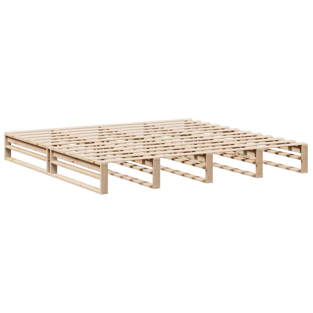 VIDAXL Cadre de lit sans matelas 180x200 cm bois massif de pin