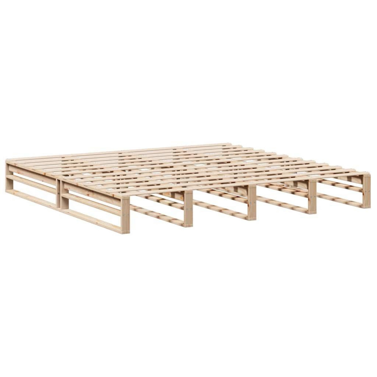 VIDAXL Cadre de lit sans matelas 180x200 cm bois massif de pin