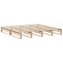 Voir la diapositive 3 : VIDAXL Cadre de lit sans matelas 180x200 cm bois massif de pin
