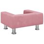 Voir la diapositive 5 : VIDAXL Lit pour chien rose 50x40x26,5 cm velours