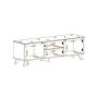 Voir la diapositive 6 : Paris Prix Meuble TV Design LED  Thin  150cm Noir & Naturel