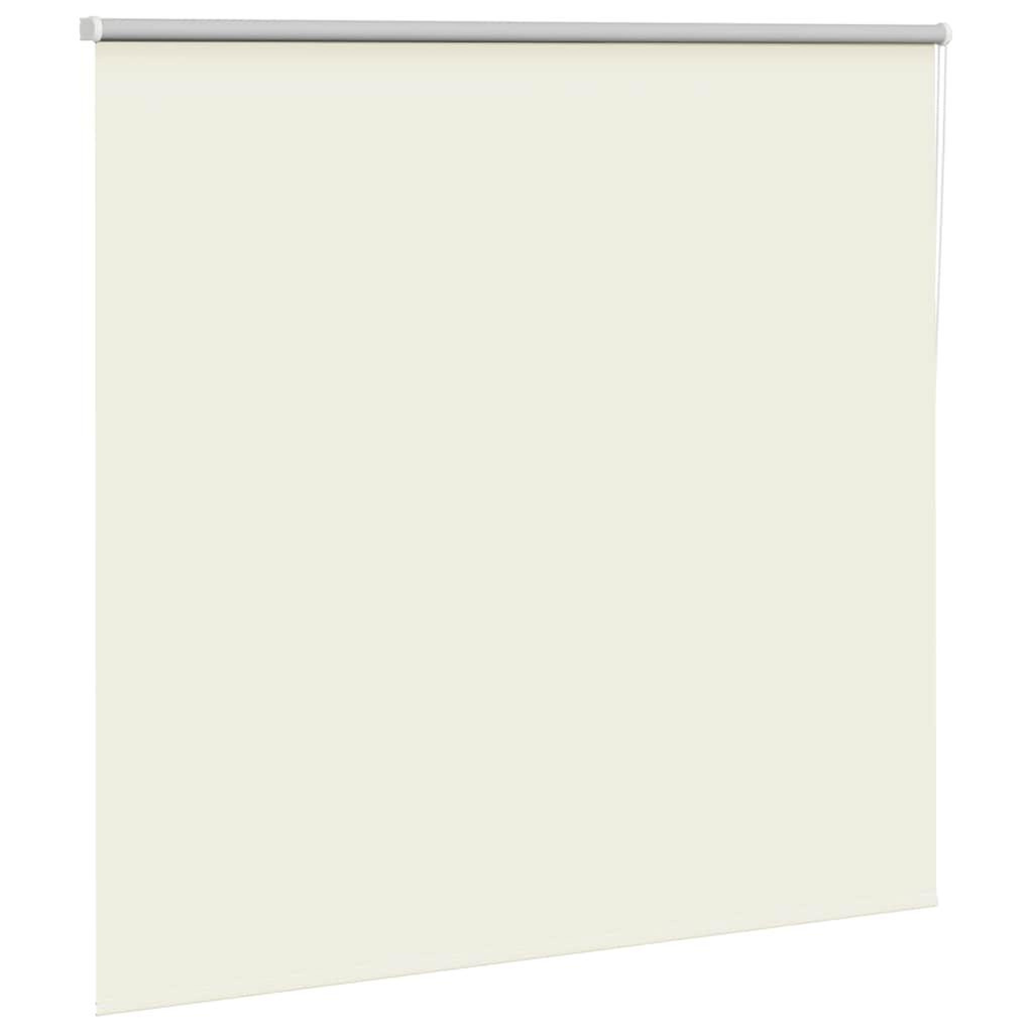Voir la diapositive 3 : VIDAXL Store enrouleur occultant blanc casse 165x175 cm largeur tissu