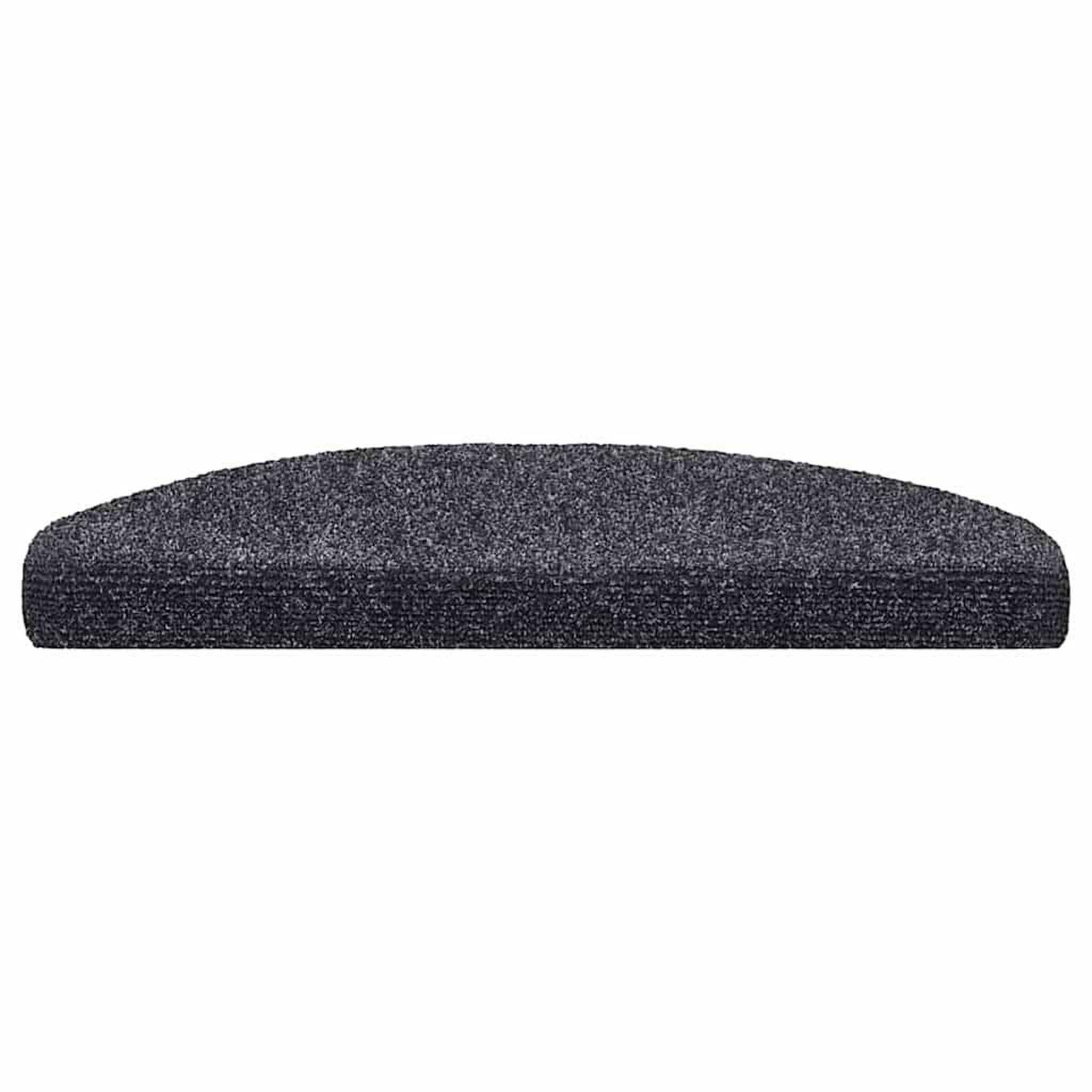 Voir la diapositive 3 : VIDAXL Tapis d'escalier auto-adhesifs 30 pcs gris fonce 65x21x4 cm