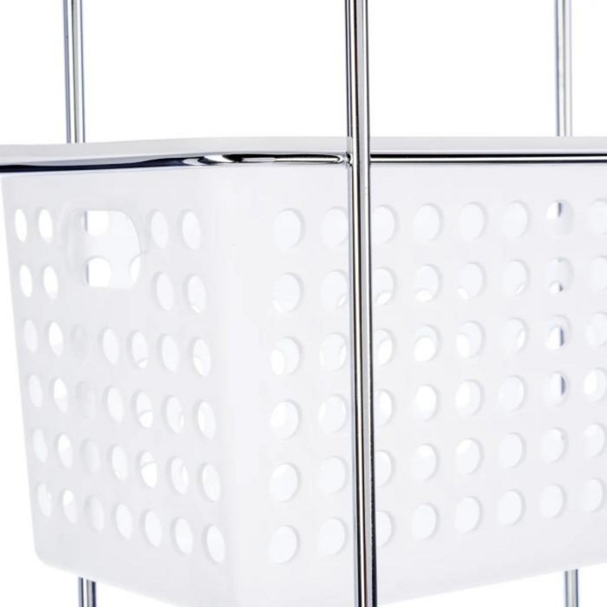 FIVE Étagère en Métal  3 Paniers  84cm Argent