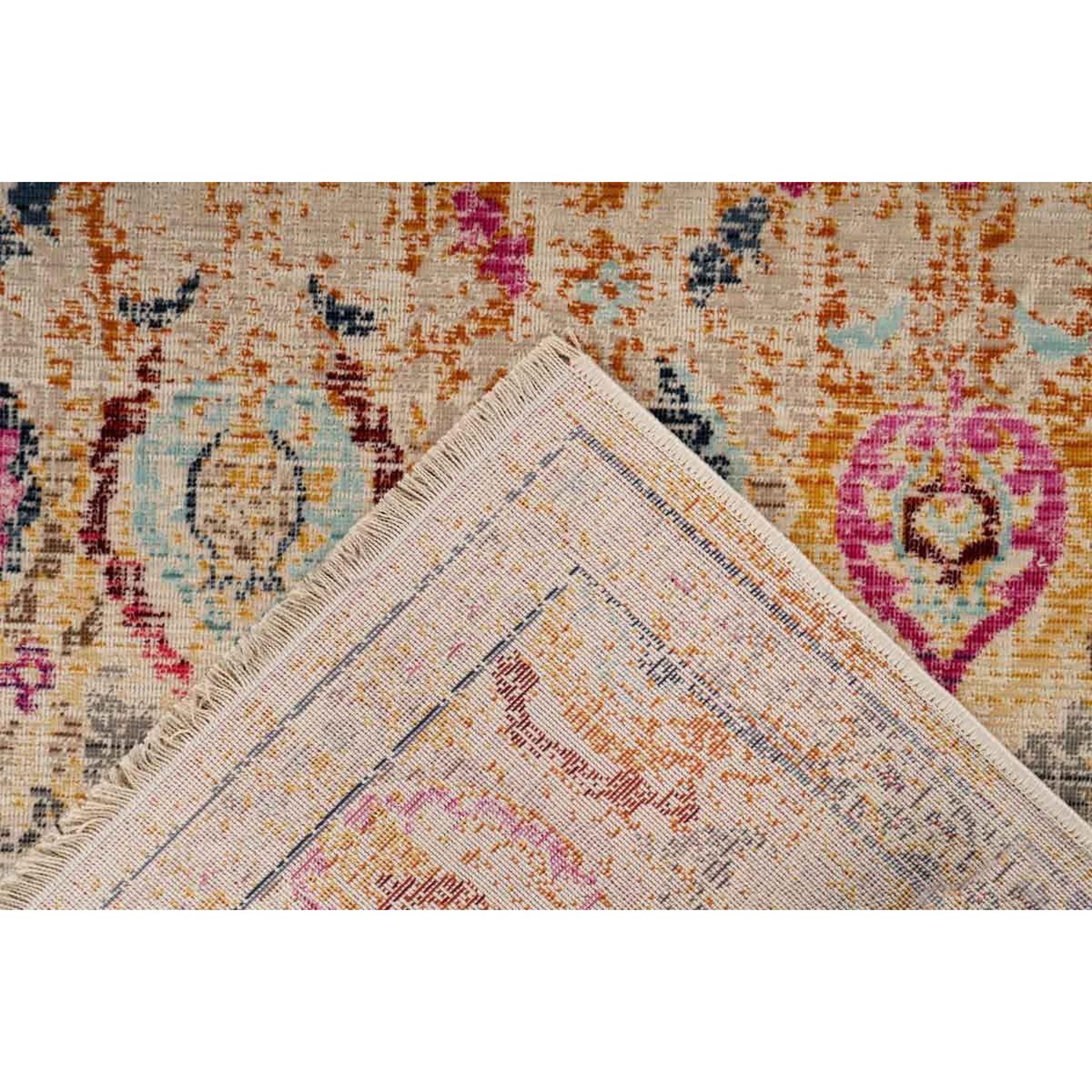 Voir la diapositive 4 : Paris Prix Tapis Tissé à Poils Plats Ethnique  Charu  Multicolore