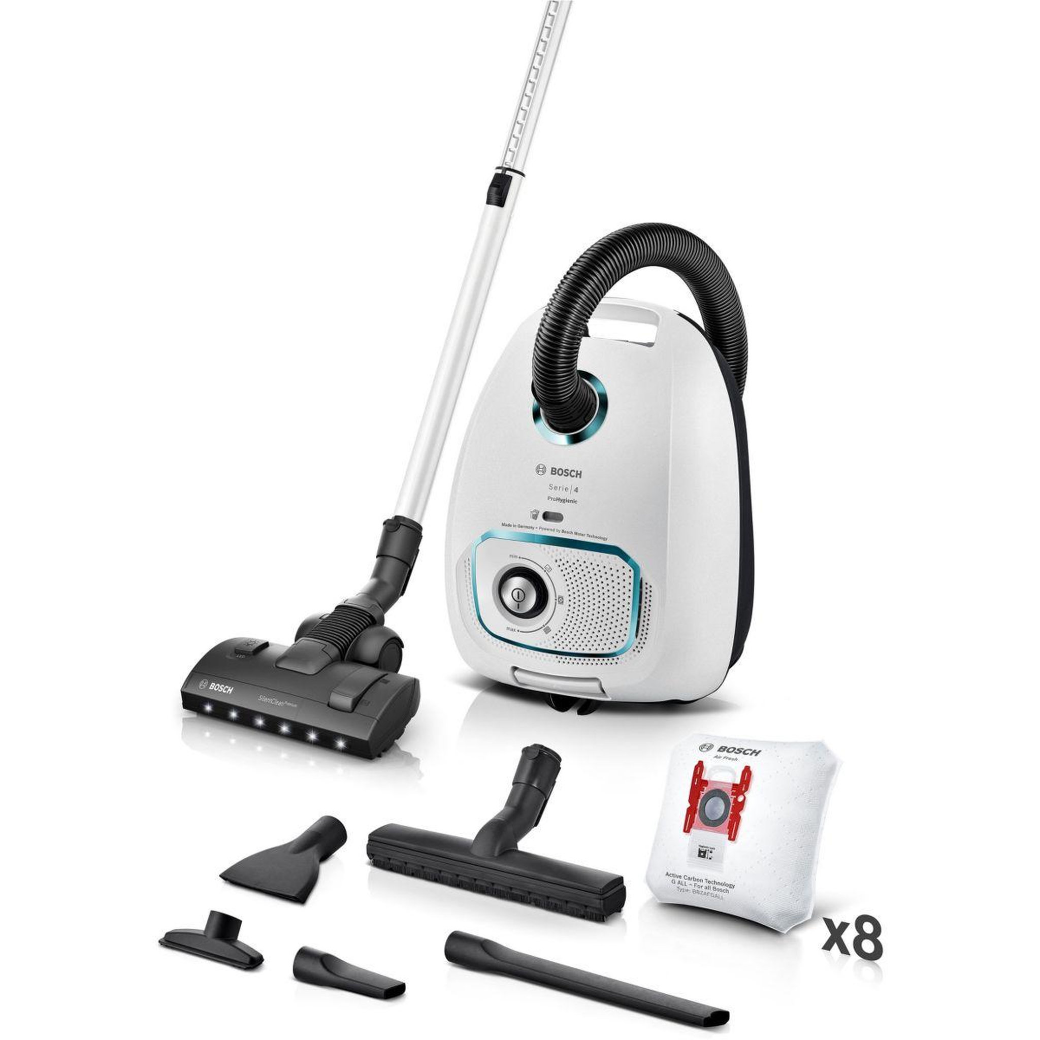Voir la diapositive 2 : BOSCH Aspirateur avec sac serie 4 bgl41hyg1l