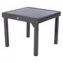 HESPERIDE Table de jardin extensible Piazza - 8 Personnes - Gris graphite