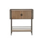 Voir la diapositive 2 : Paris Prix Console 2 Portes en Bois  Toronto  110cm Naturel