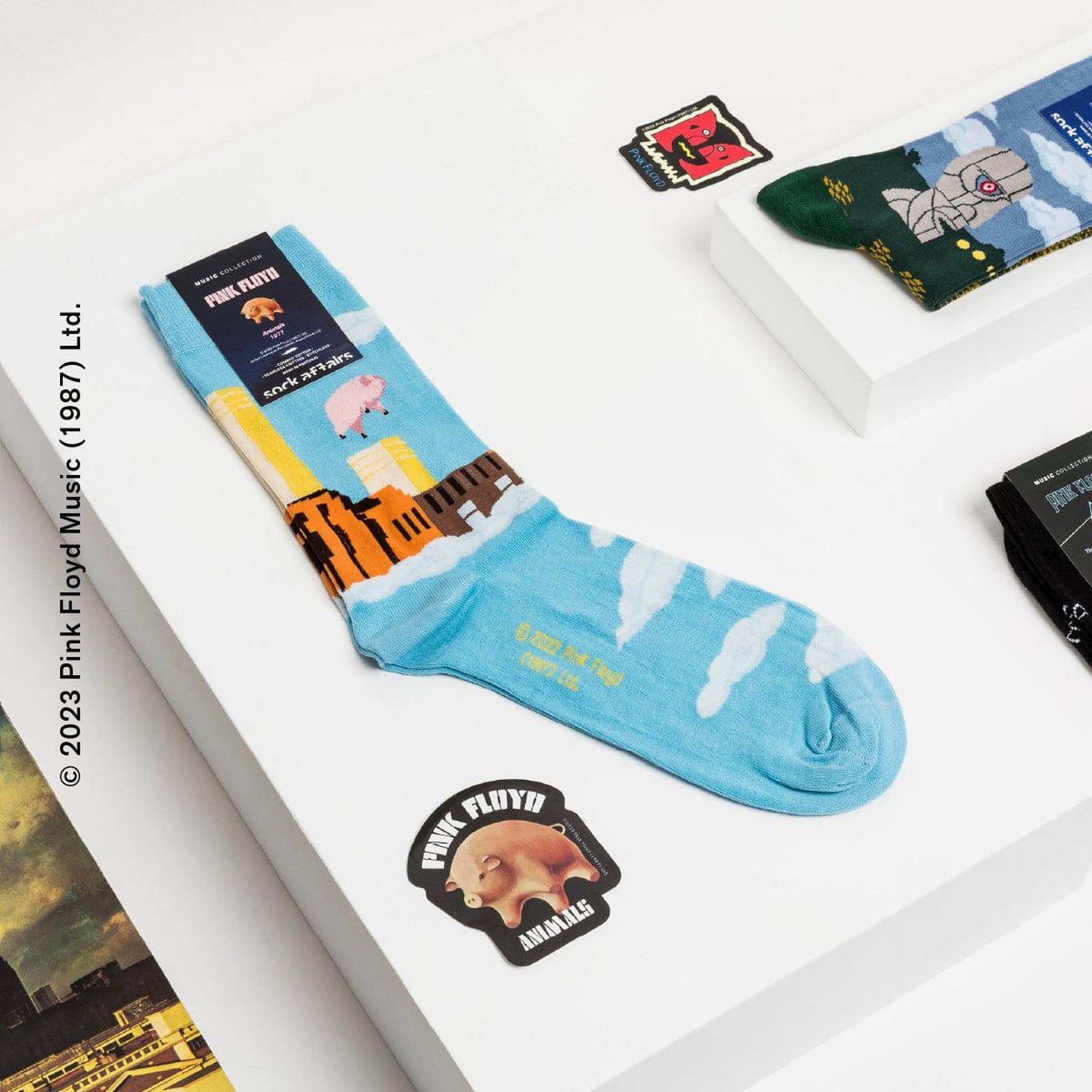 Voir la diapositive 4 : SOCK AFFAIRS Coffret de chaussettes pink floyd