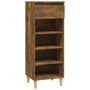 Voir la diapositive 2 : VIDAXL Armoire a chaussures Chene fume 40x36x105 cm Bois d'ingenierie