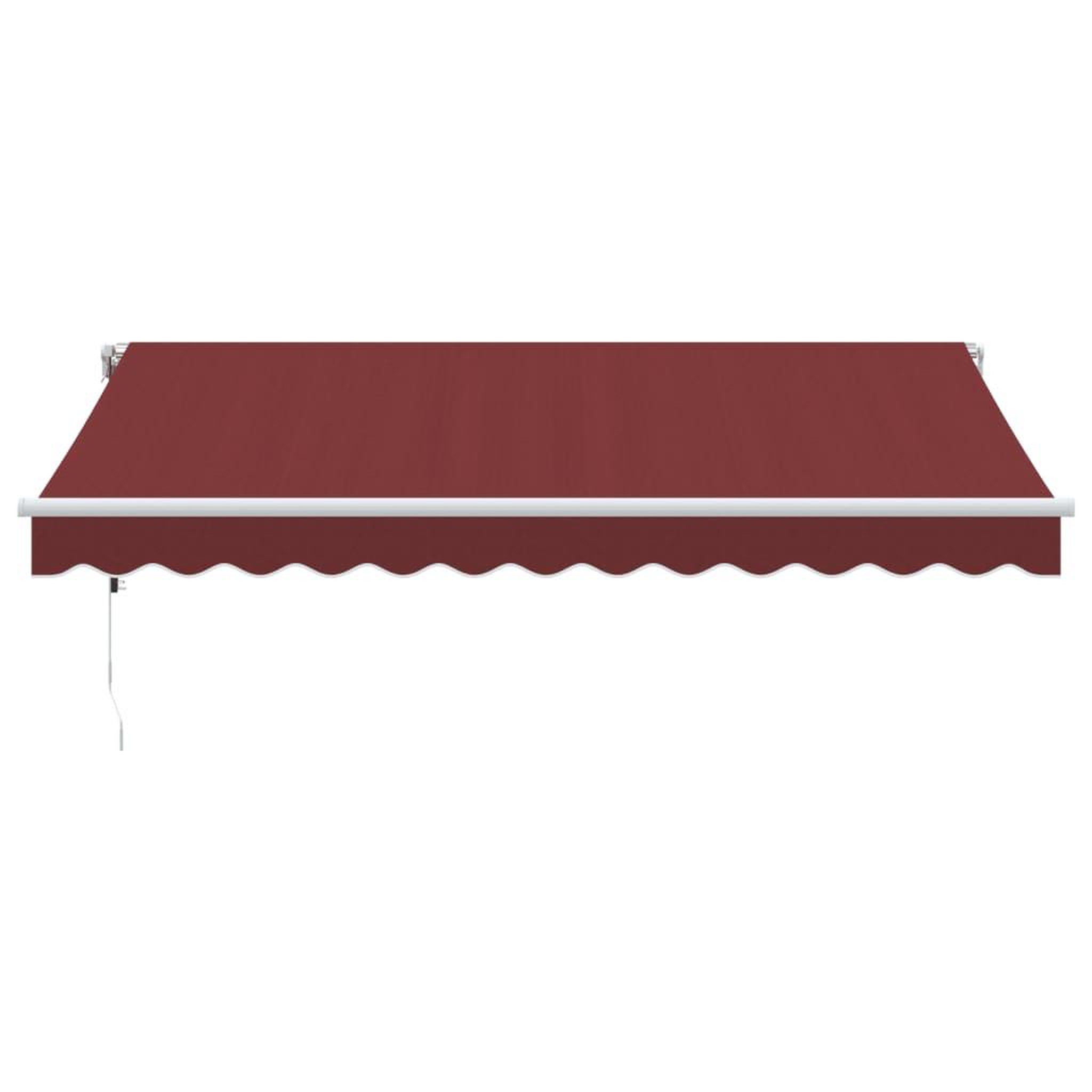 Voir la diapositive 4 : VIDAXL Auvent retractable automatique avec LED bordeaux 350x250 cm