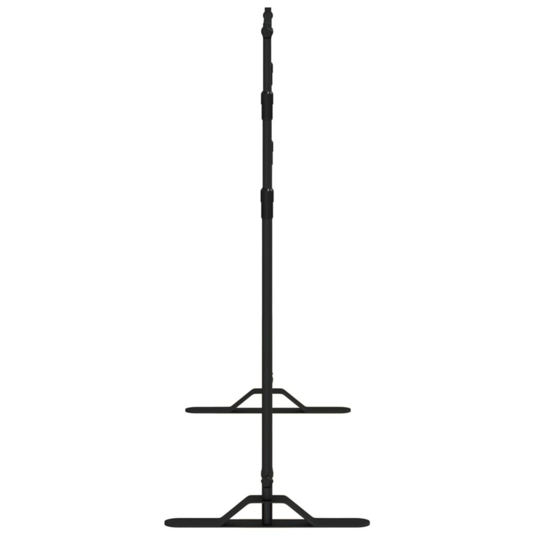 Voir la diapositive 4 : VIDAXL Support de toile de fond noir 254x243 cm acier