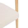 Voir la diapositive 4 : ATMOSPHERA Fauteuil de table en bouclette ADRIA - Blanc