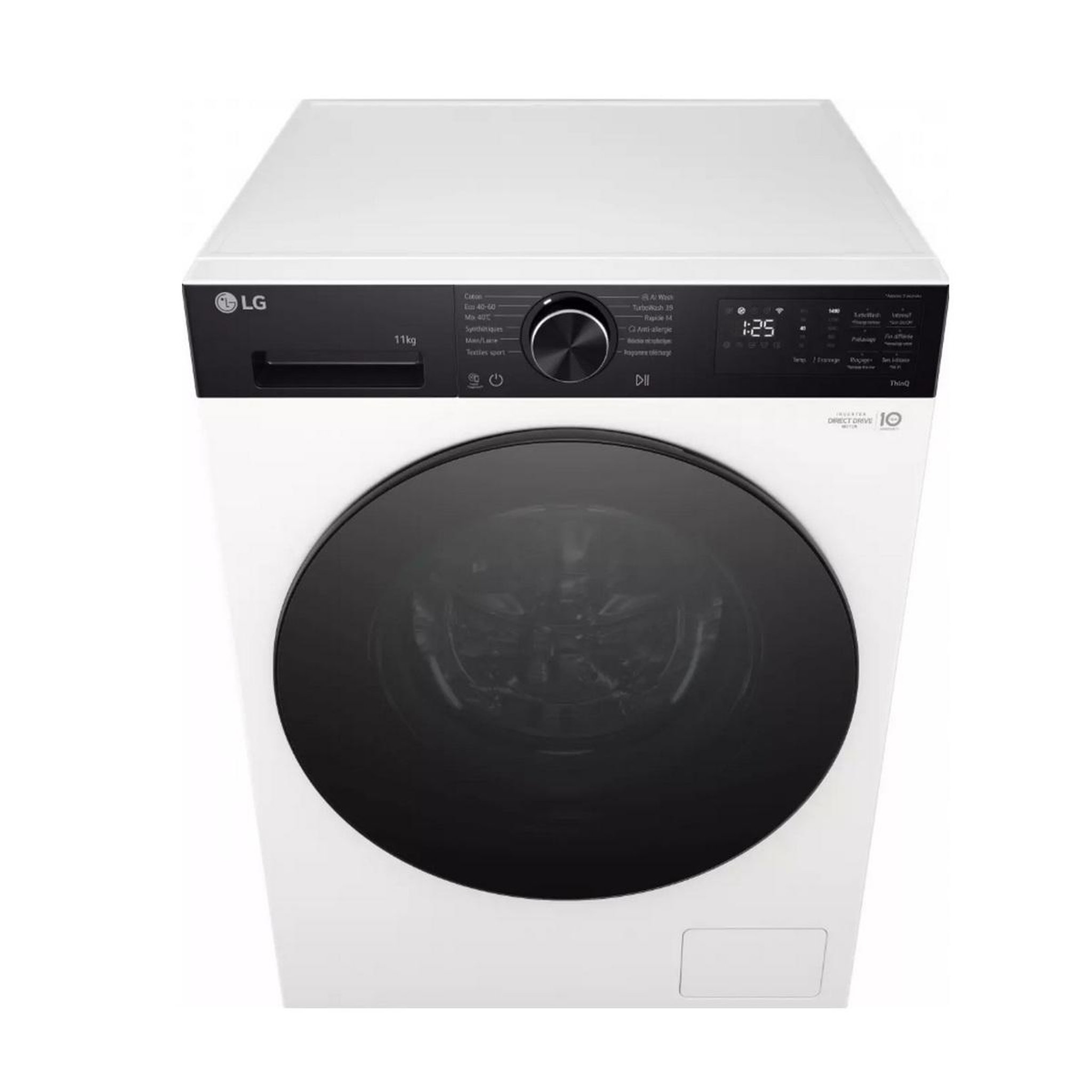 Voir la diapositive 3 : LG Lave-linge frontal 11kg 1400 tours/min - f14x58whst