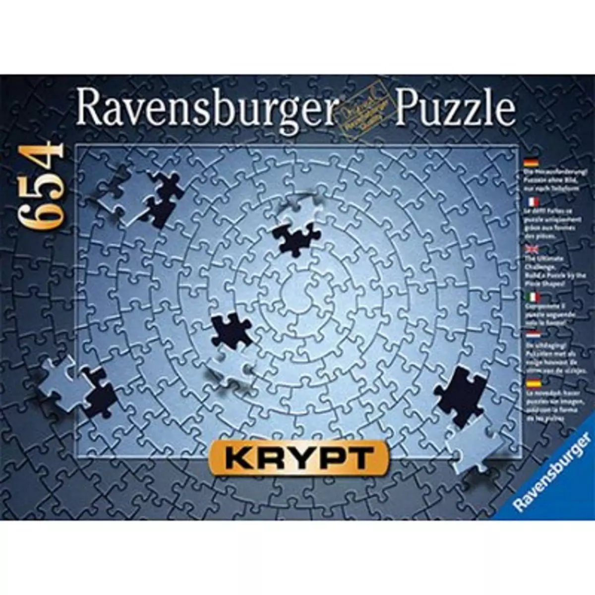 RAVENSBURGER Puzzle 654 pièces - Krypt argent