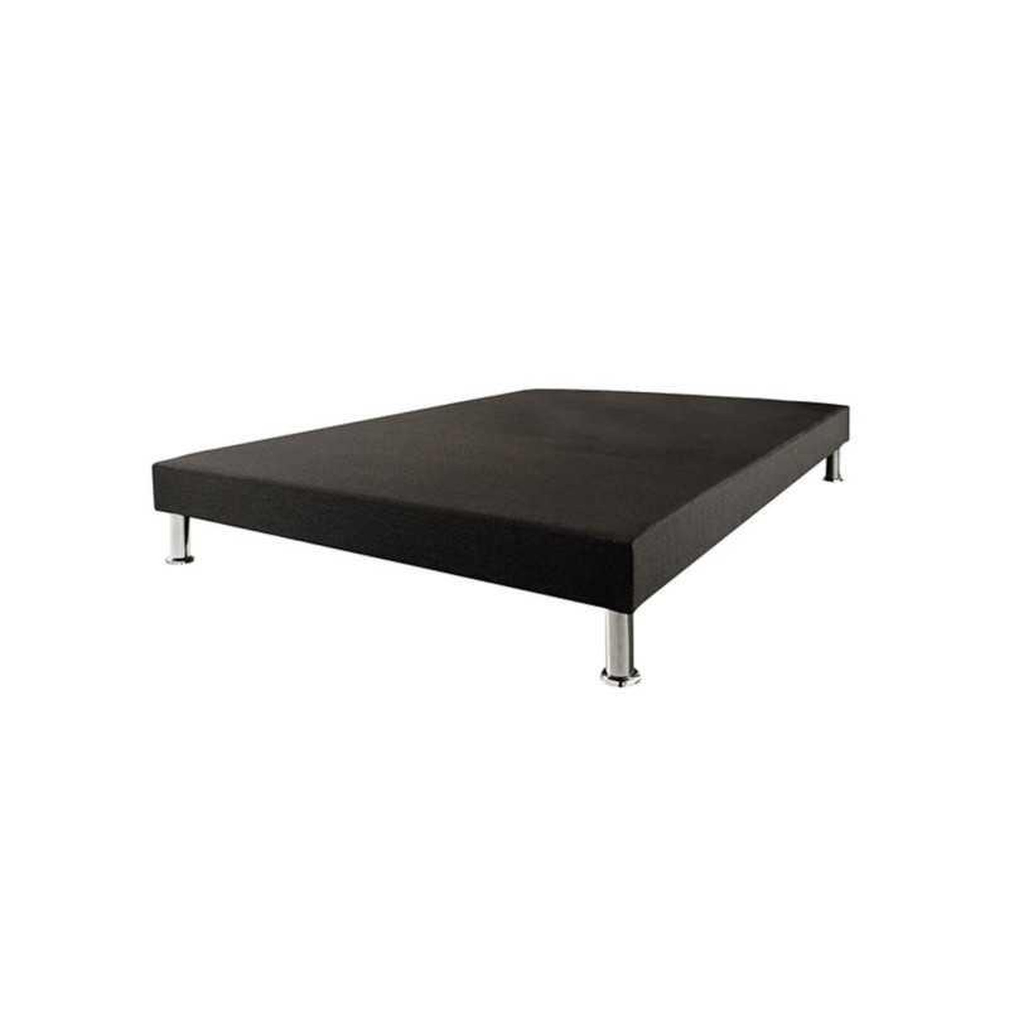 EBAC Ebac sr9 deco sommier tapissier 160 x 200 cm, 12 lattes rigides, barre centrale, tissu stretch hypoallergénique, hauteur 13 cm, pour 2