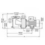 Voir la diapositive 2 : Pentair Pompe à filtration 0.5 cv, 9m3/h mono - ffl-051