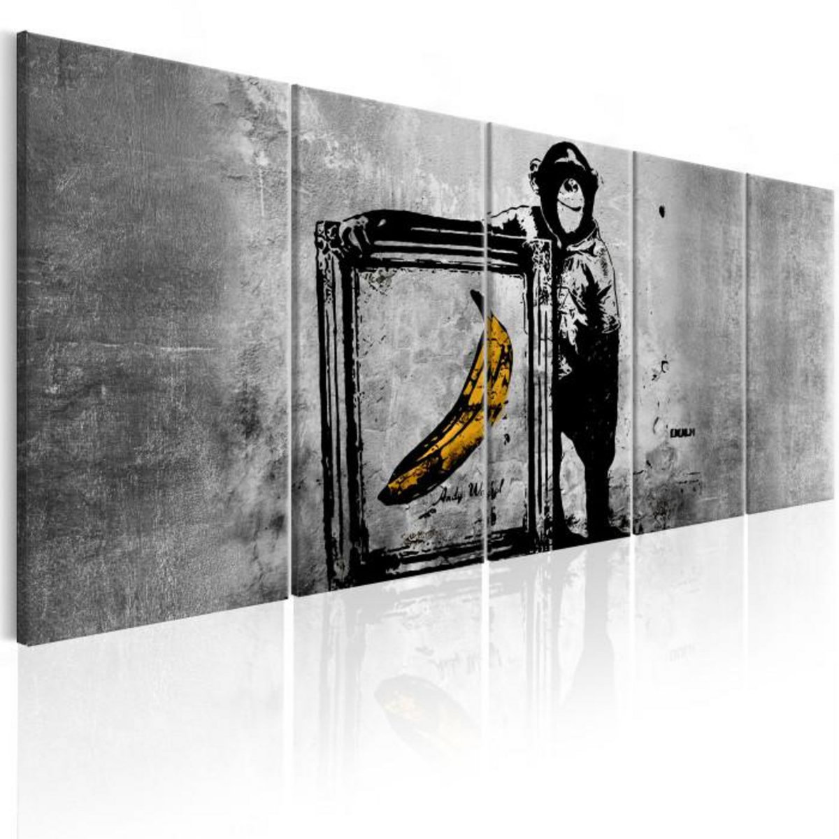 Paris Prix Tableau Imprimé  Banksy - Monkey with Frame