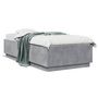 Voir la diapositive 2 : VIDAXL Cadre de lit sans matelas gris beton 90x200 cm