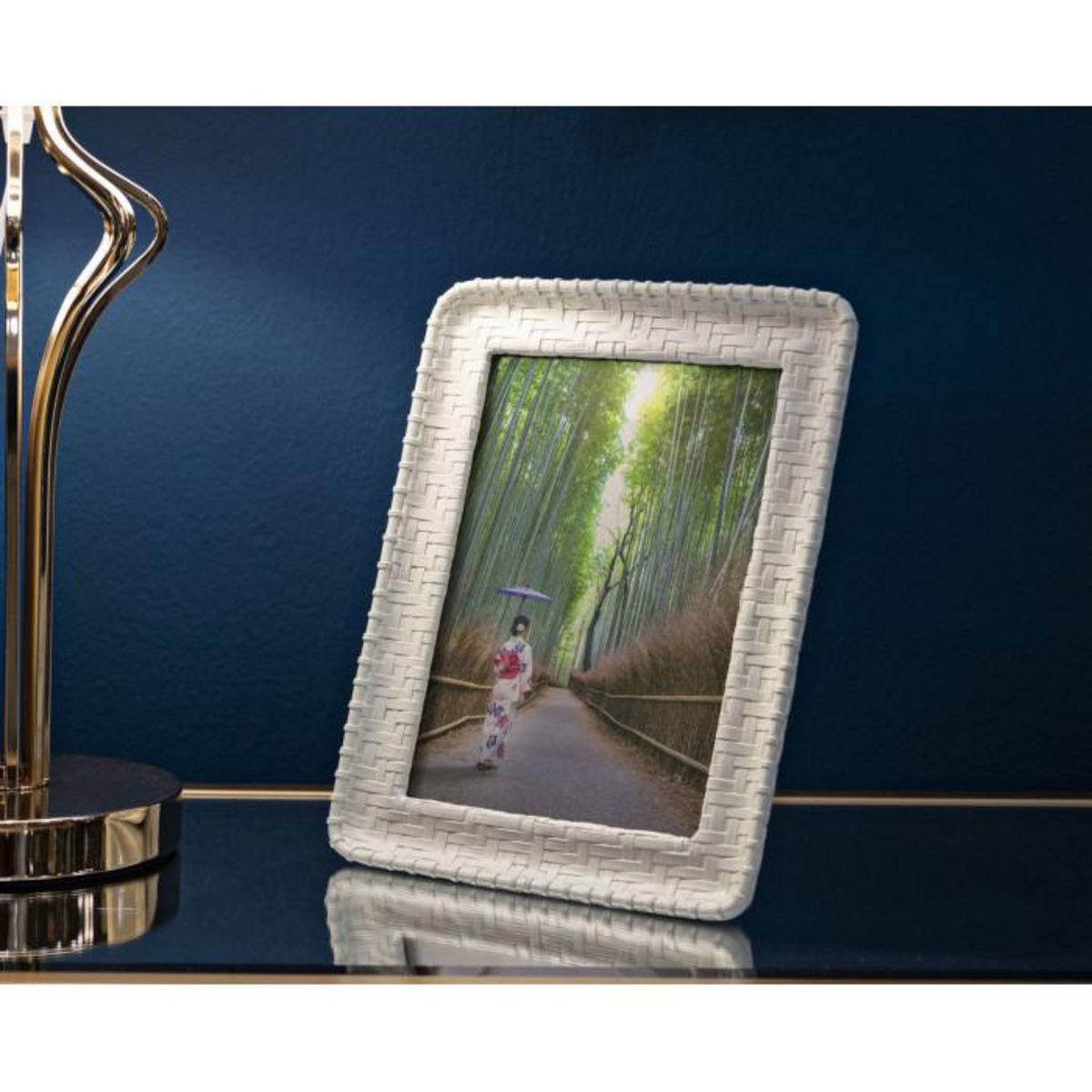 Paris Prix Cadre Photo Déco Bambou  Style  15x20cm Crème