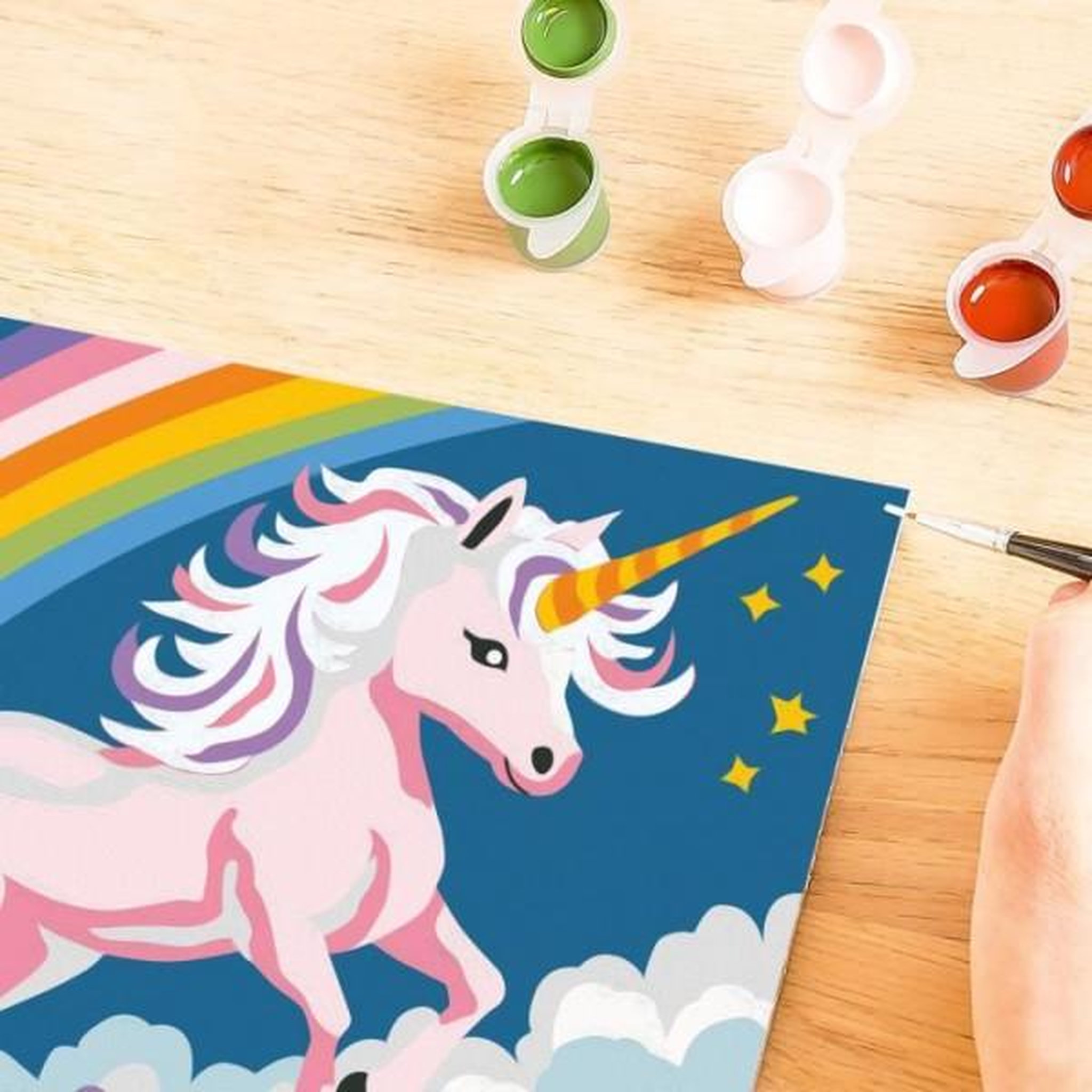 Voir la diapositive 6 : RAVENSBURGER CreArt Kids 18x24cm Licorne Néon, Kit de peinture par numéros Numéro d'Art, Des 7 ans, 25904, Ravensburger