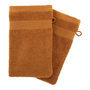 Voir la diapositive 1 : ATMOSPHERA Lot de 2 Gants de Toilette  Confort  15x21cm Cannelle