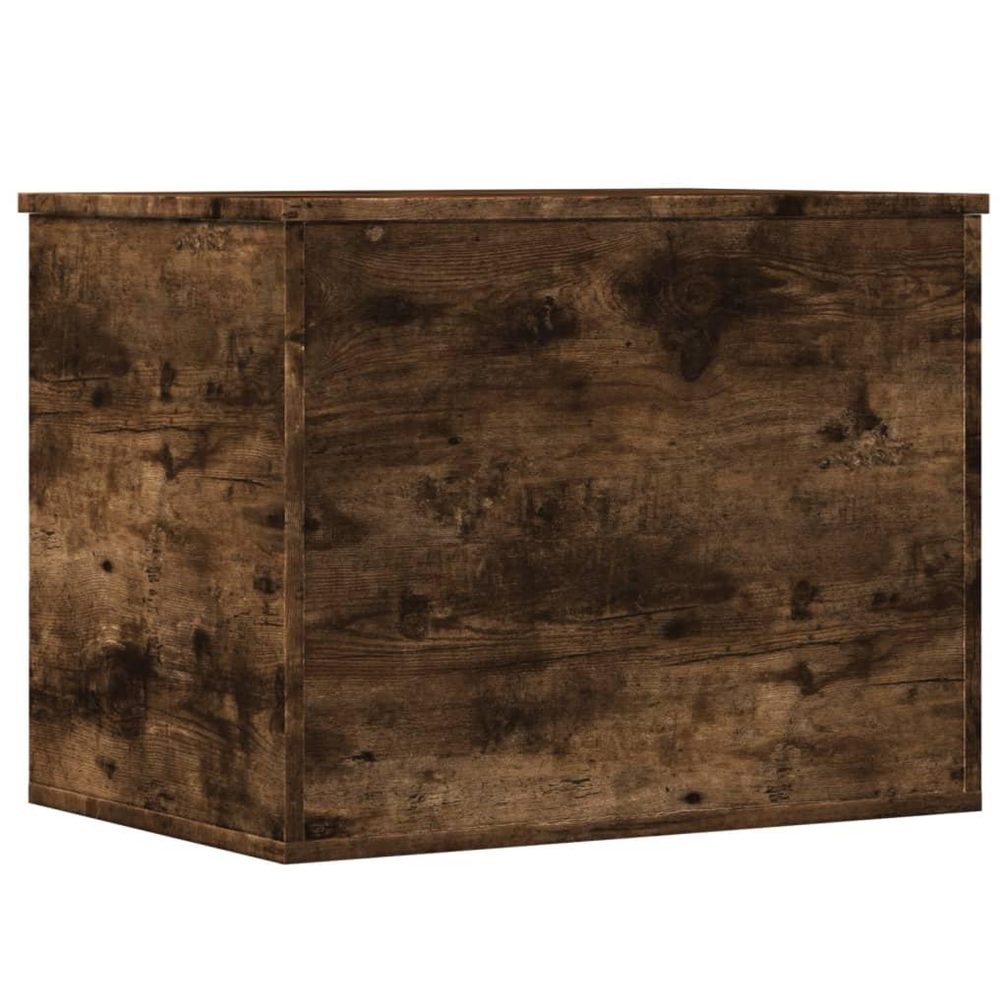 Voir la diapositive 2 : VIDAXL Boîte de rangement chene fume 60x42x46 cm bois d'ingenierie