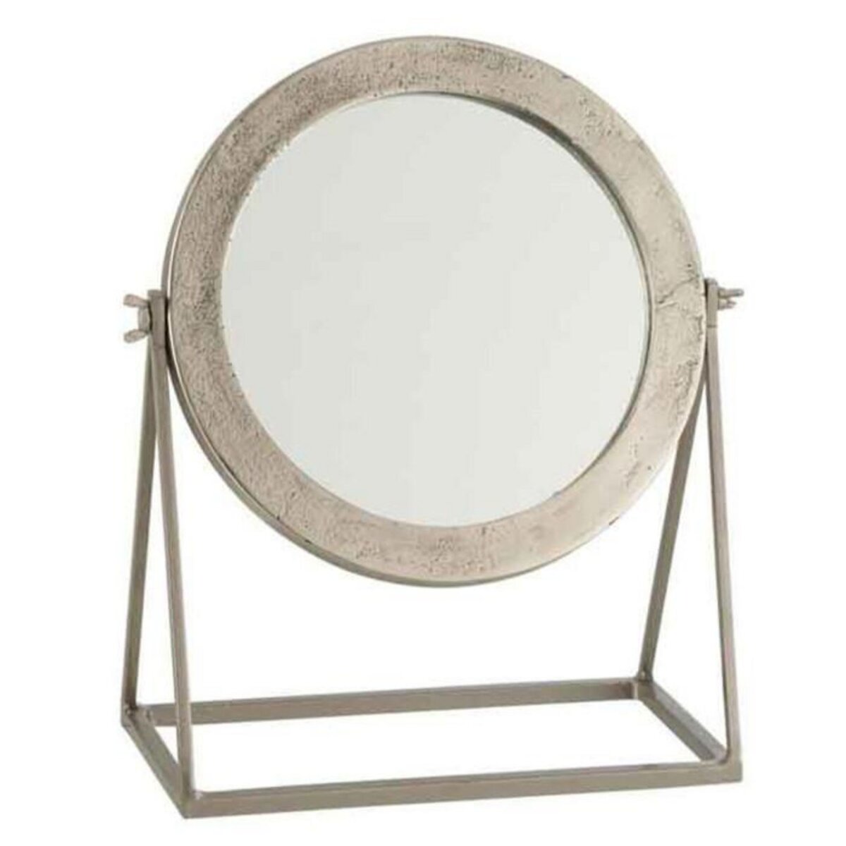 Paris Prix Miroir sur Pied en Métal  Adriano  34cm Argent