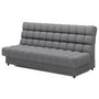 Voir la diapositive 5 : BEST MOBILIER Ezra - canapé convertible clic-clac 3 places avec coffre en tissu texturé