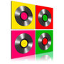 Voir la diapositive 1 : Paris Prix Tableau Imprimé  Vinyles : Pop Art