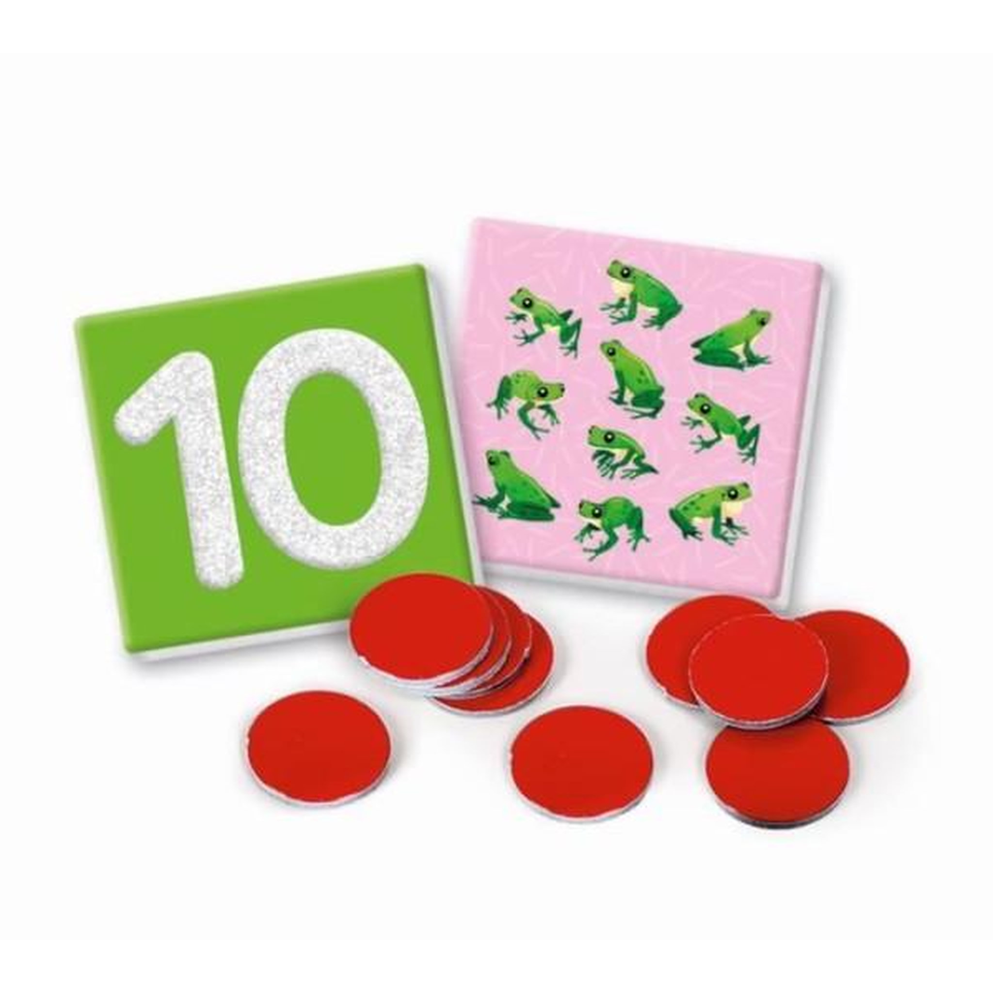 Voir la diapositive 4 : CLEMENTONI Montessori - Clementoni - Les chiffres tactiles - Jeu éducatif apprentissage des chiffres - 10 cartes chiffres rugueux - Dés 3