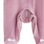 Voir la diapositive 4 : Petit Béguin Pyjama bébé en velours Louisa
