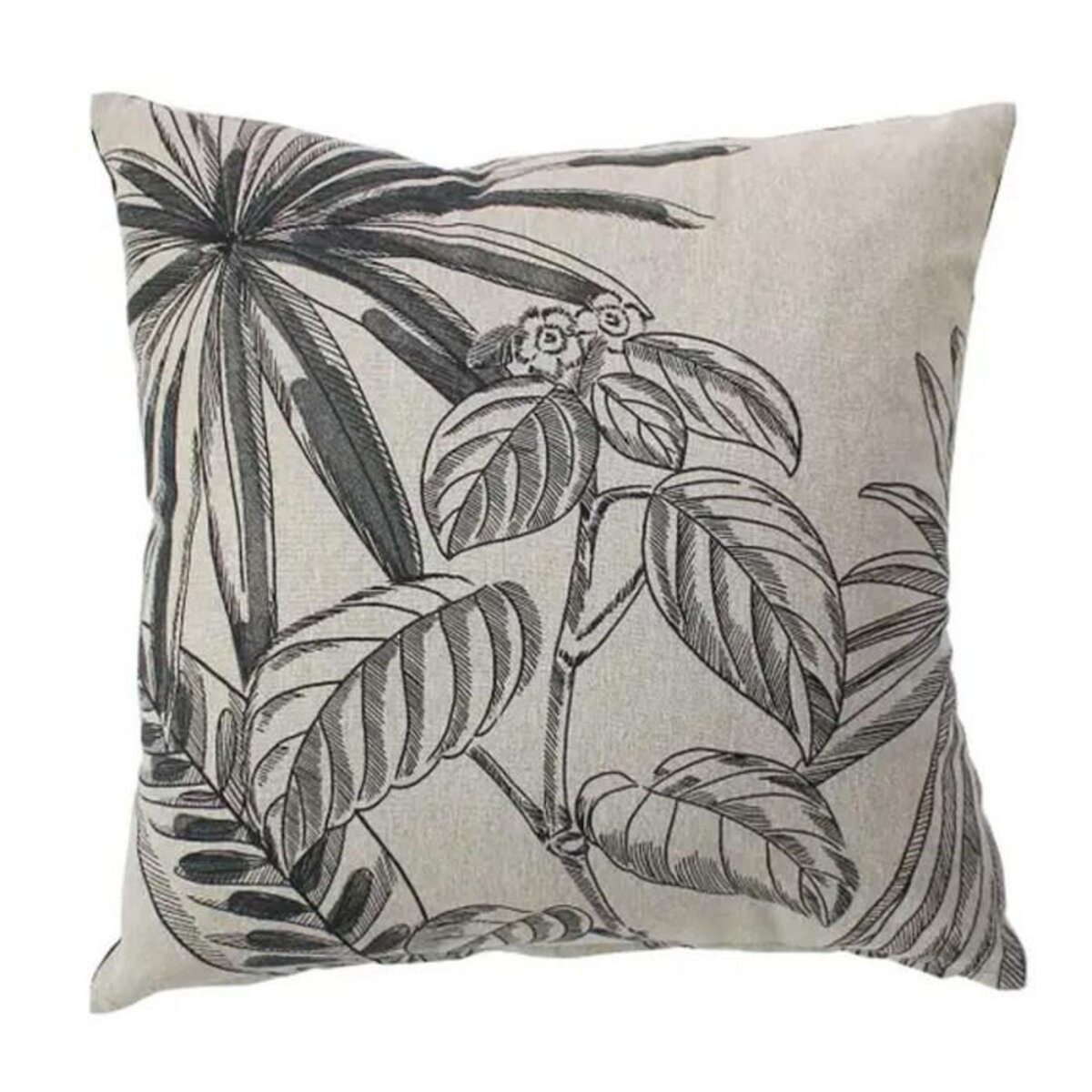 Paris Prix Coussin Déco Imprimé  Mambo  40x40cm Noir