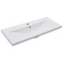 Voir la diapositive 2 : VIDAXL Lavabo encastre 91 x 39,5 x 18,5 cm Ceramique Blanc