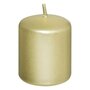 Voir la diapositive 2 : ATMOSPHERA Lot de 4 Bougies Déco  Satin  4cm Or