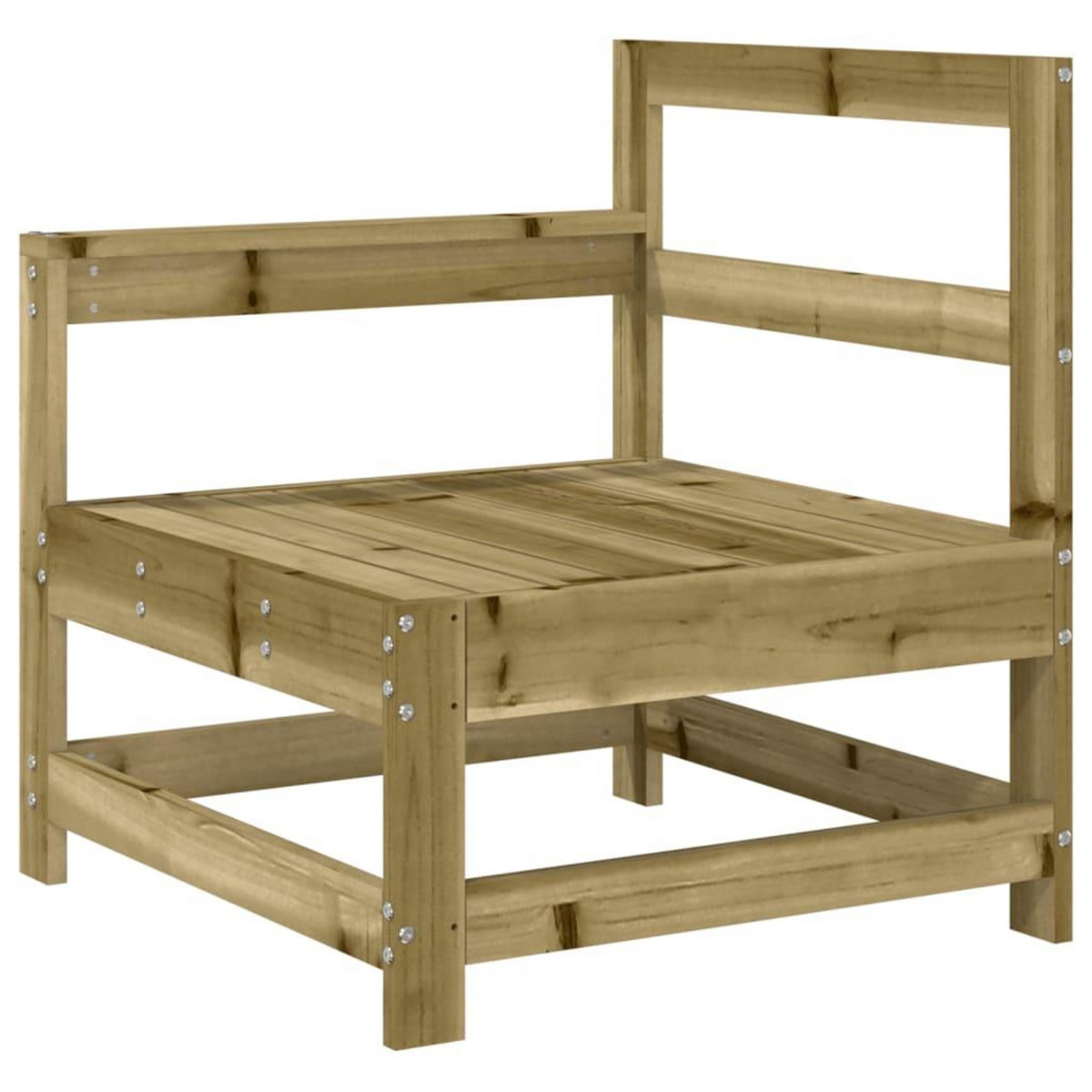 VIDAXL Salon de jardin 7 pcs bois de pin impregne