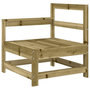 Voir la diapositive 3 : VIDAXL Salon de jardin 7 pcs bois de pin impregne
