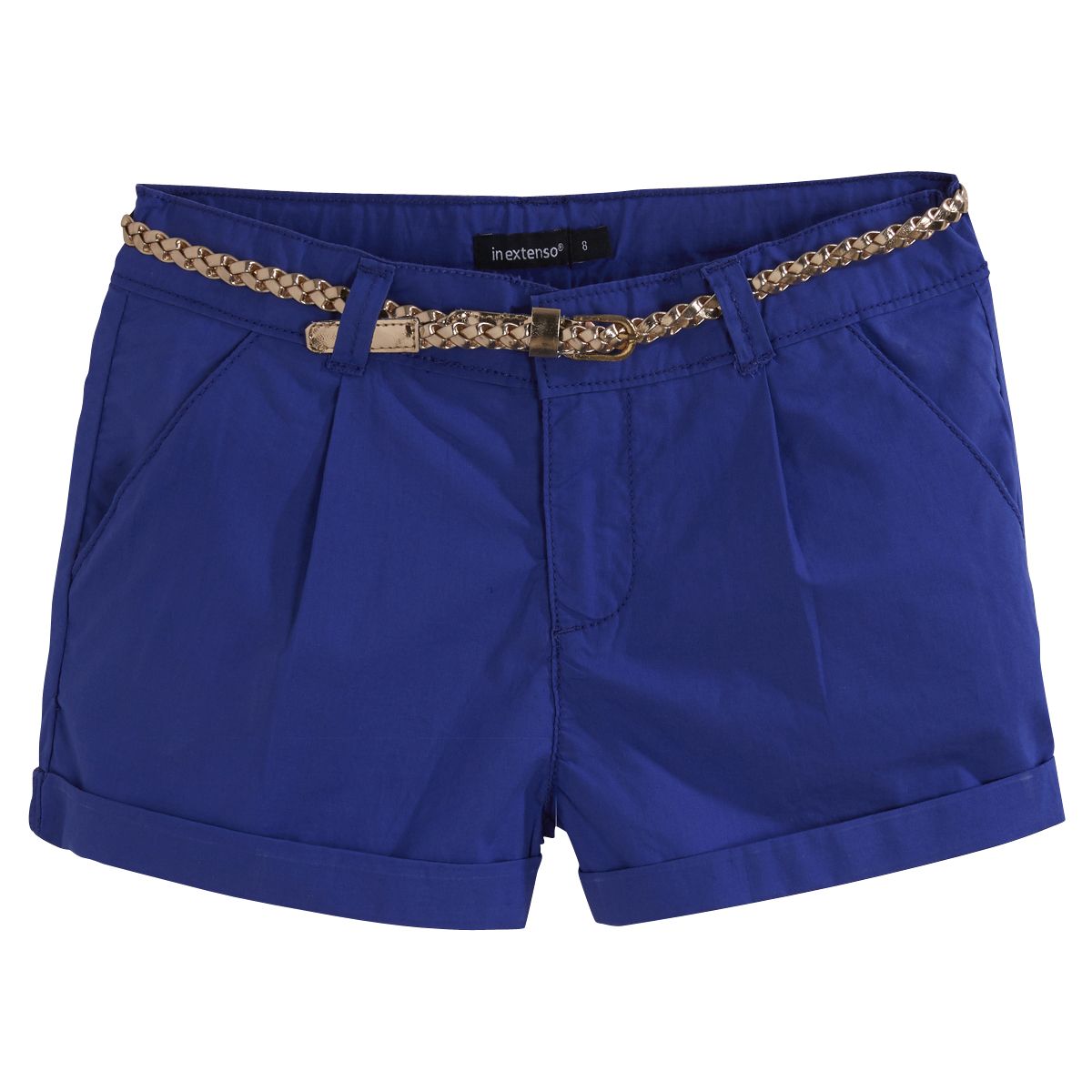 IN EXTENSO Short en popeline fille