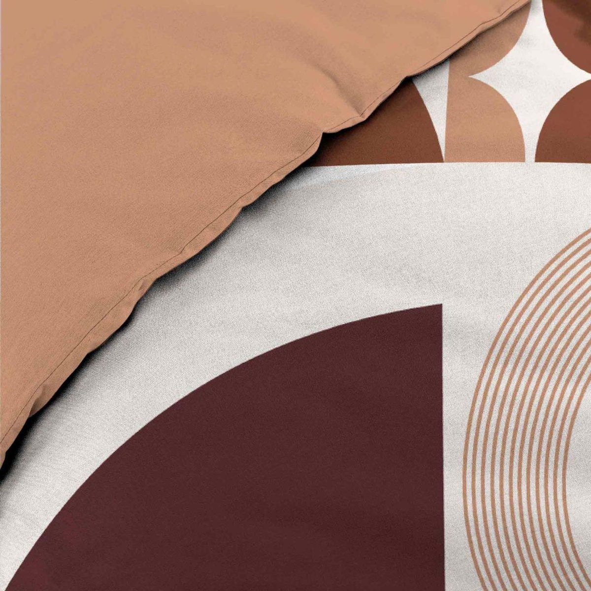 Paris Prix Parure de Lit 3 Pièces  Gemma  240x220cm Terracotta