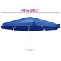 Voir la diapositive 5 : VIDAXL Tissu de remplacement pour parasol d'exterieur Bleu azure 610cm