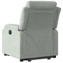 Voir la diapositive 5 : VIDAXL Fauteuil inclinable electrique gris clair velours