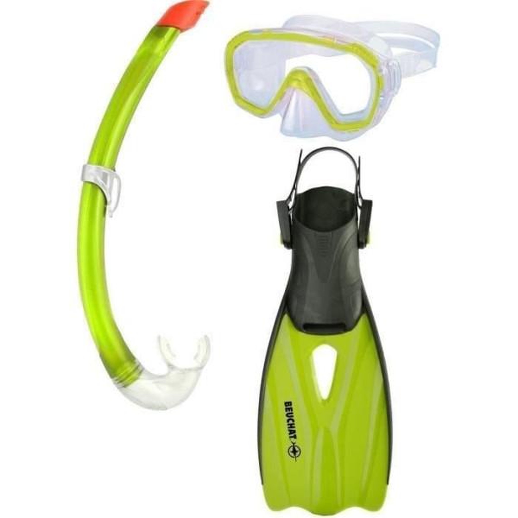 BEUCHAT Kit de plongée pour enfant avec palmes réglables - 30/32- BEUCHAT