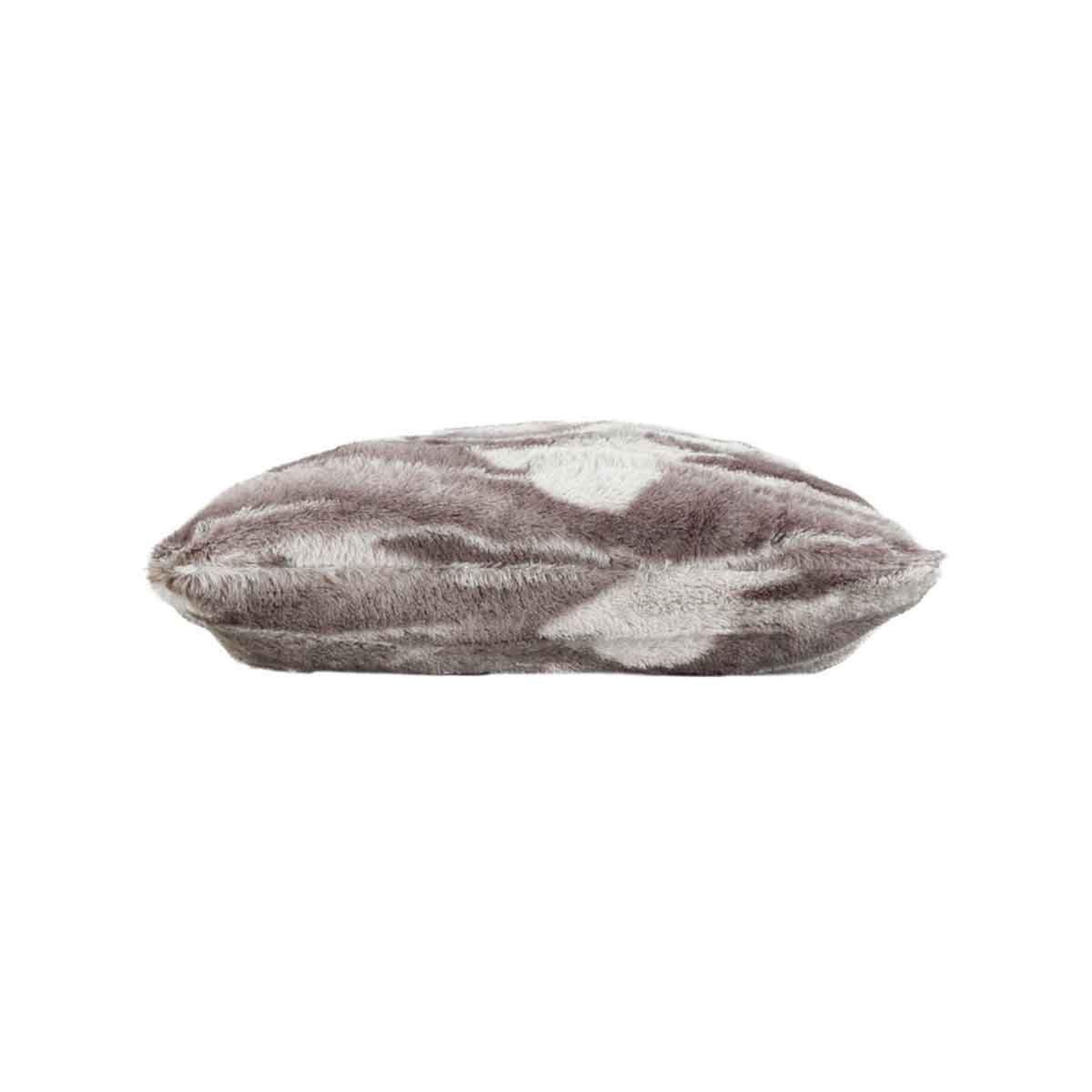 Voir la diapositive 2 : Douceur d'Intérieur Housse de coussin  caribou  40x40cm naturel