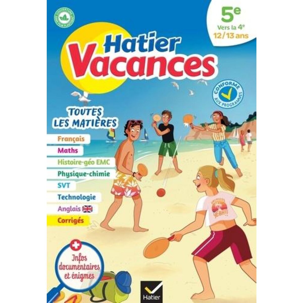 HATIER VACANCES DE LA 5E VERS LA 4E. TOUTES LES MATIERES, EDITION 2023, Le Gouill Caroline