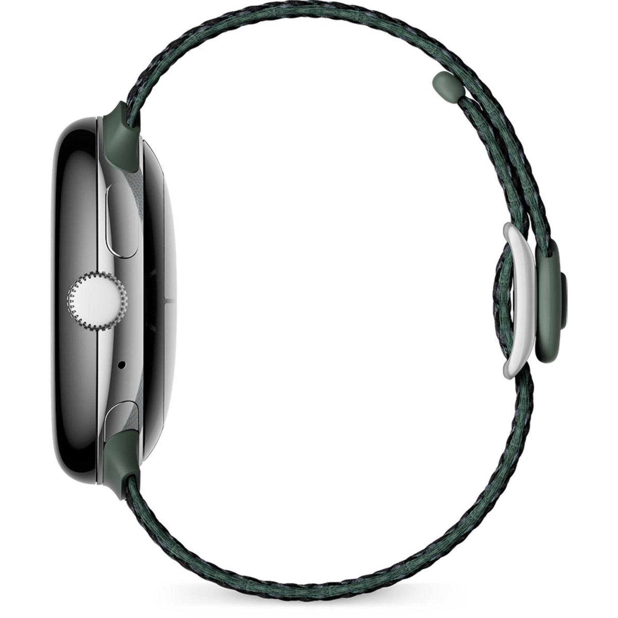 Voir la diapositive 4 : GOOGLE Bracelet Pixel Watch Bands Textile vert