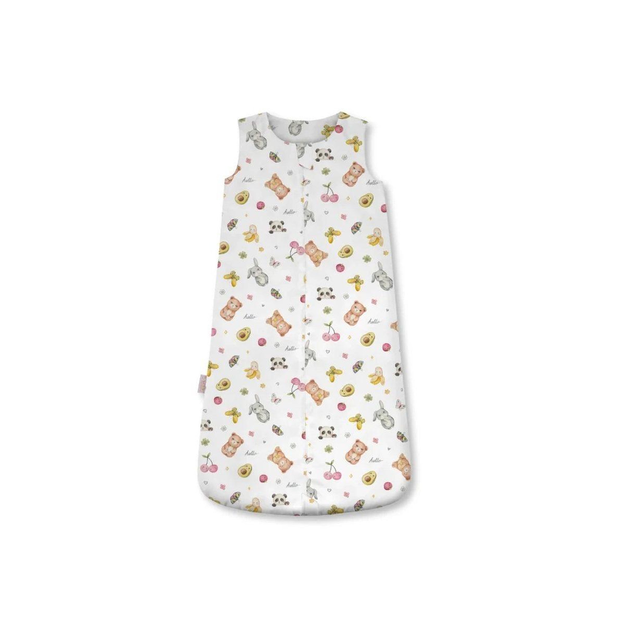 WALDIN Gigoteuse en bambou 50 × 90 cm 1,5 TOG - taille M - motif bonbons, blanc