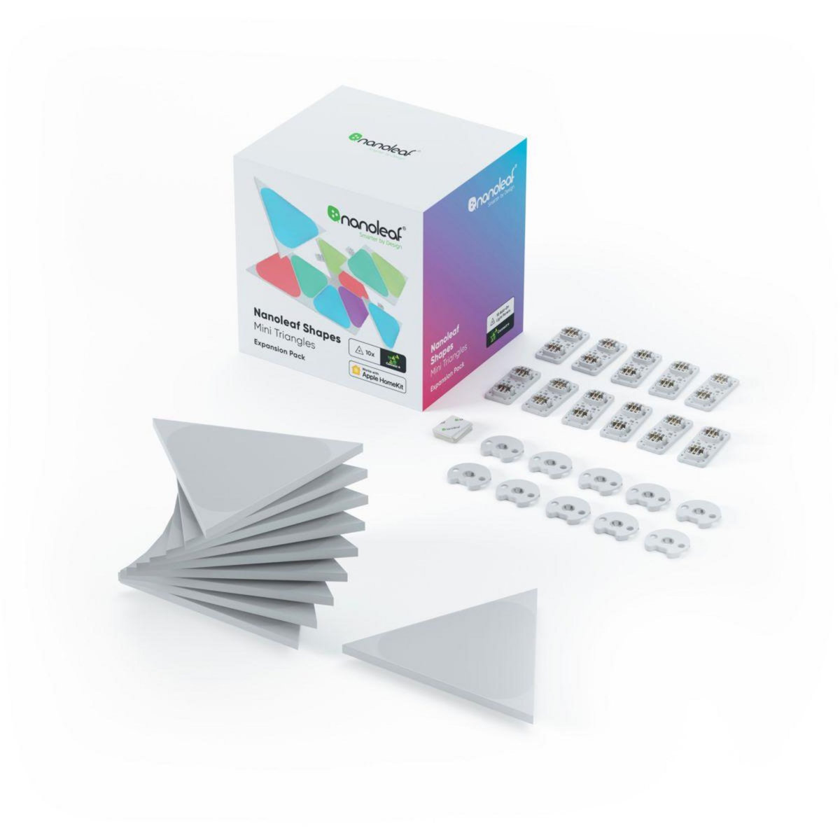 NANOLEAF Panneaux lumineux Shapes Triangles Mini Expansion-10PK
